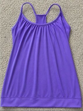 lululemon athletica Violet Racerback Tank with Shelf Bra